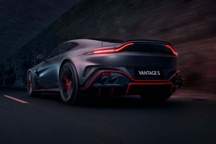 2026 Aston Martin Vantage S rear three-quarter view