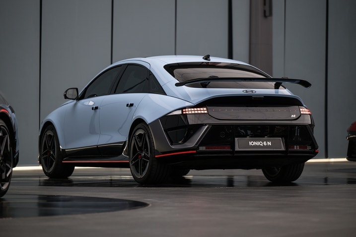 2026 Hyundai Ioniq 6 N rear 3/4