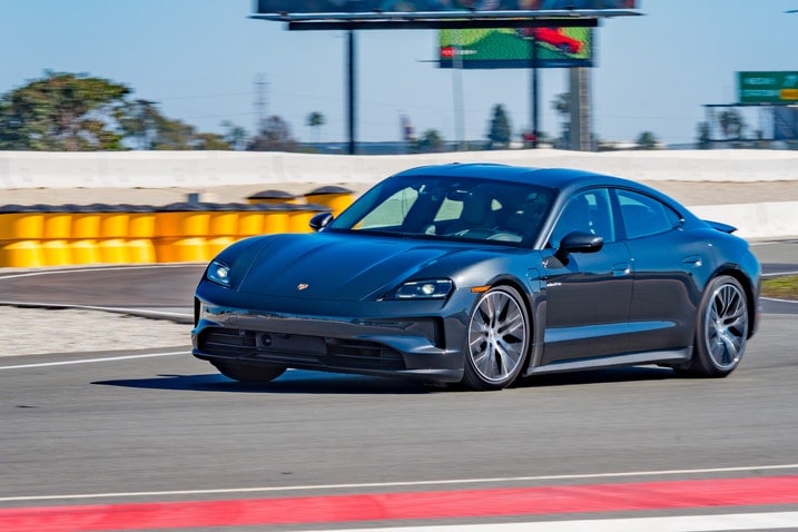 2025 Porsche Taycan driving