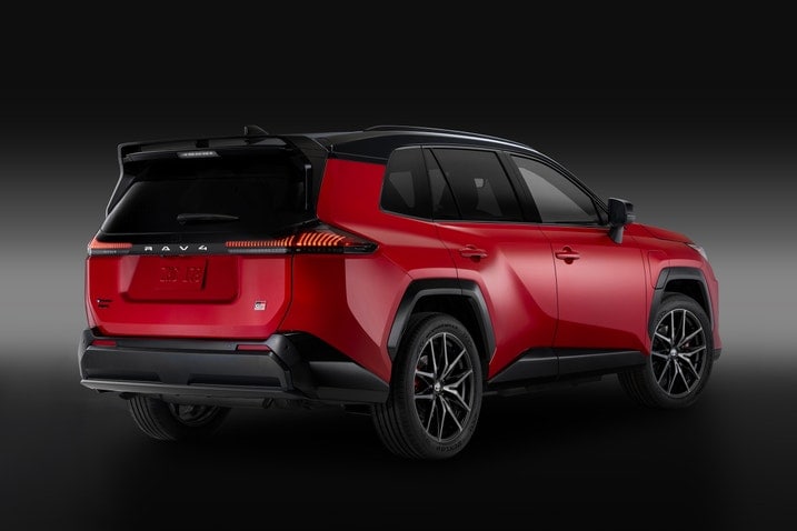 2026 Toyota RAV4 GR Sport rear 3/4
