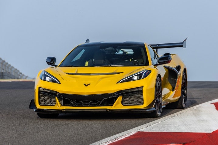 2025 Chevy Corvette ZR1 driving