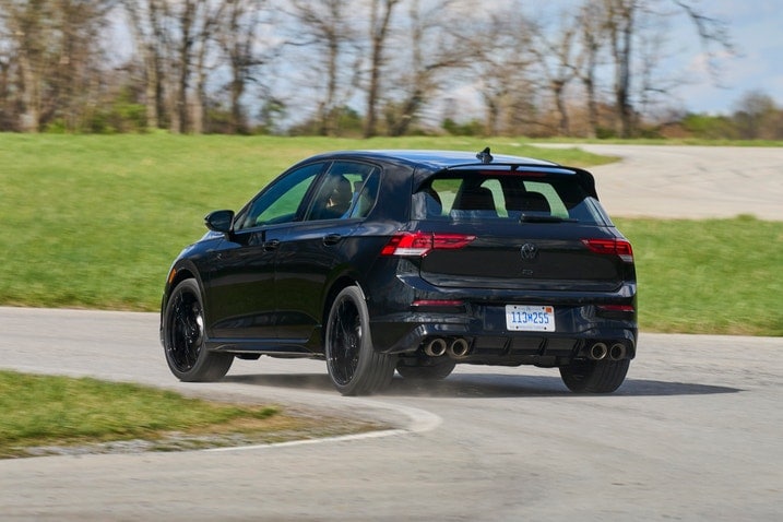 2025 Volkswagen Golf R driving