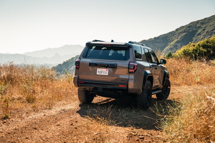 2025 Toyota 4Runner TRD Pro Exterior rear 3/4, off-road 
