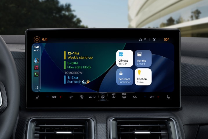 Apple CarPlay iOS26 widgets