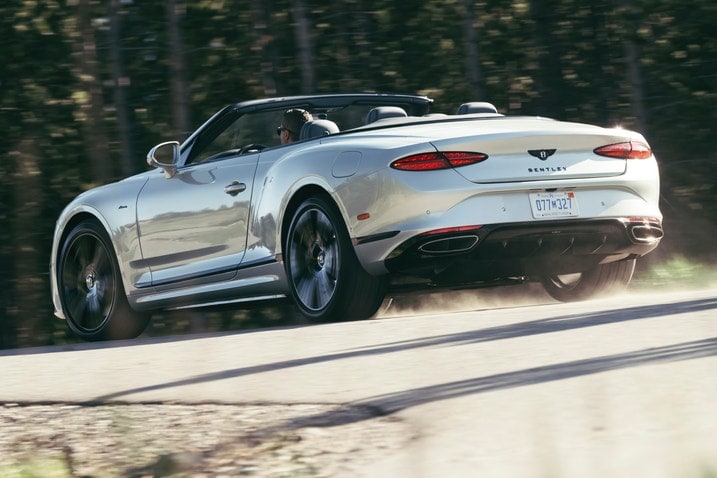 2025 Bentley Continental GTC driving