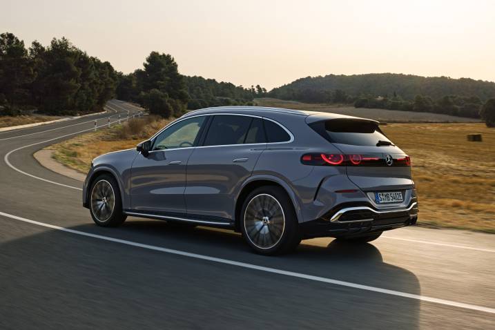 2027 Mercedes-Benz GLC EV driving