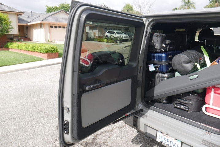 2025 Mercedes-Benz G 580 EV cargo test