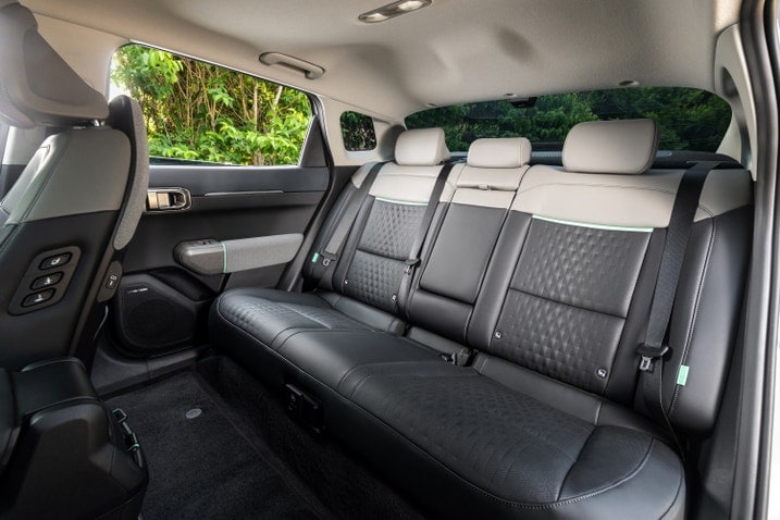 The backseat of the 2026 Kia EV4