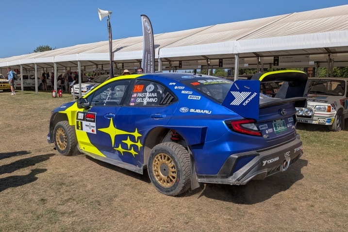 Subaru WRX ARA25 Open 4WD Rally Car rear