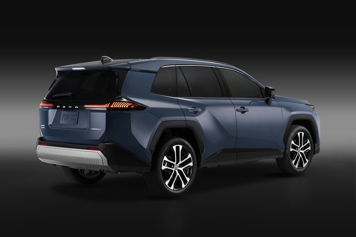 2026 Toyota RAV4 rear 3/4