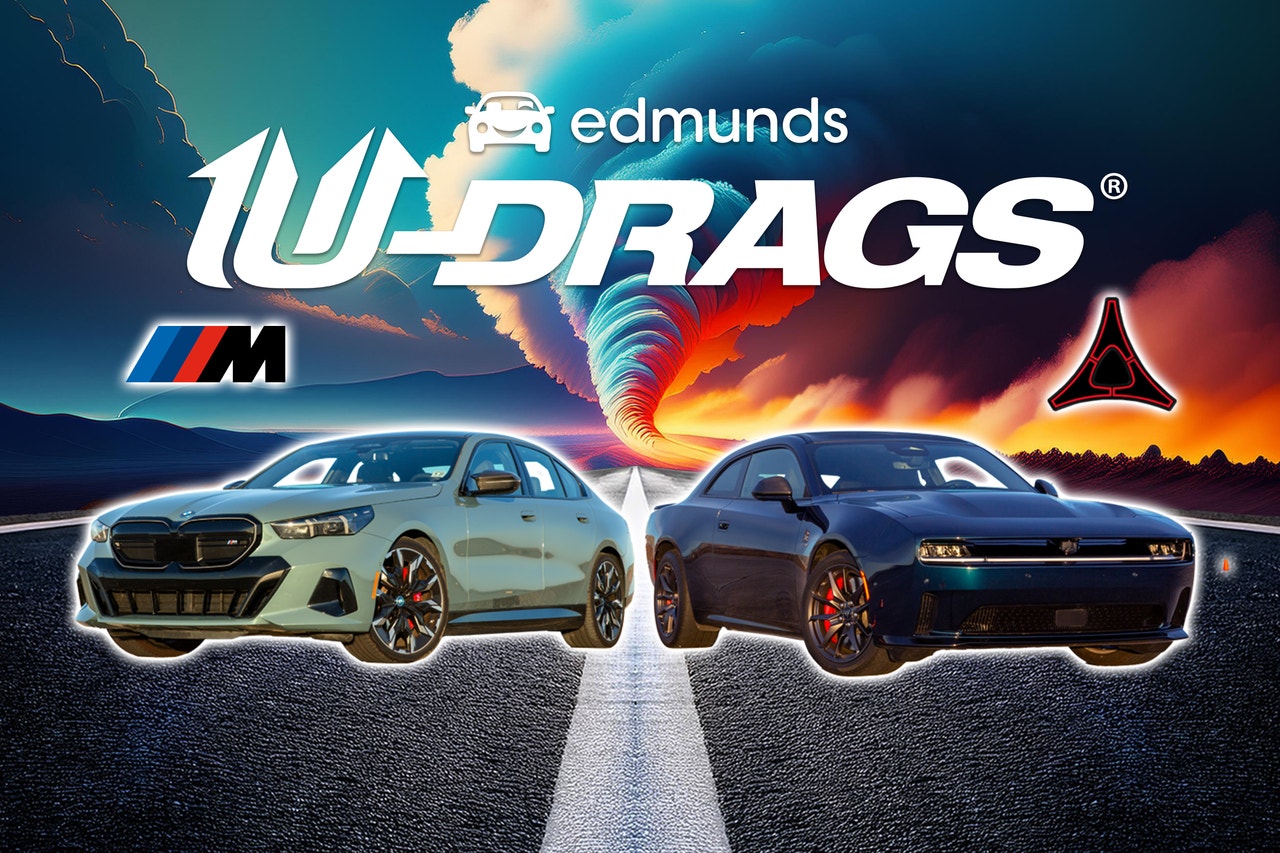 Edmunds U-Drags: BMW i5 M60 vs. Dodge Charger Daytona EV