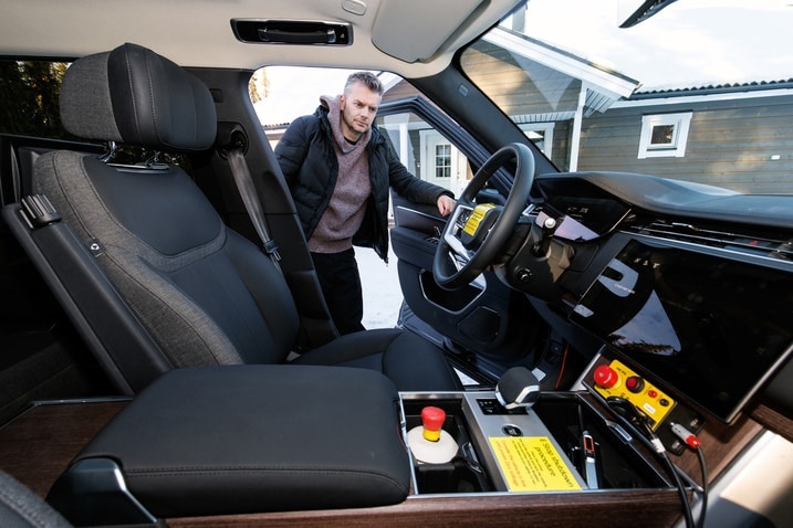 2027 Land Rover Range Rover EV prototype interior