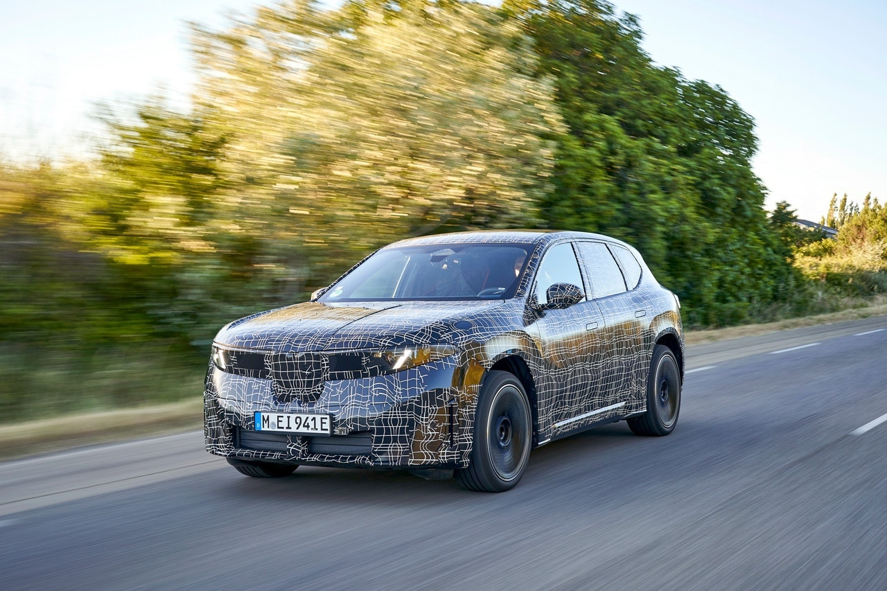 2026 BMW iX3 Prototype driving