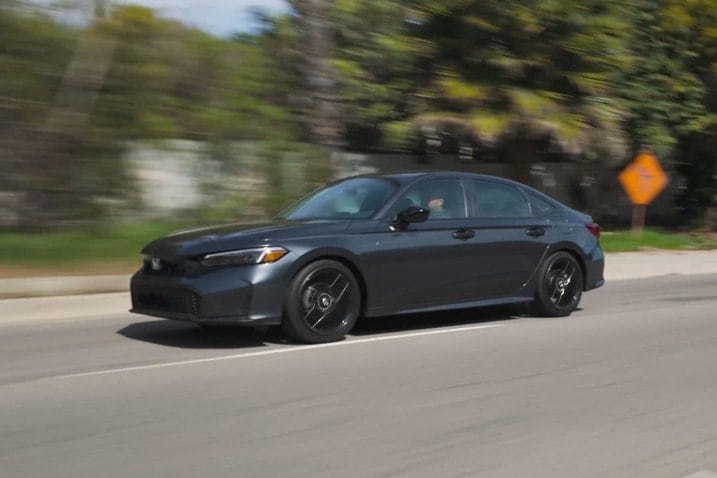 2025 Honda Civic driving