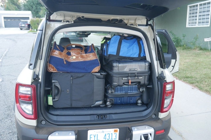 2025 Ford Bronco Sport cargo test maximum load with Cargo Management System