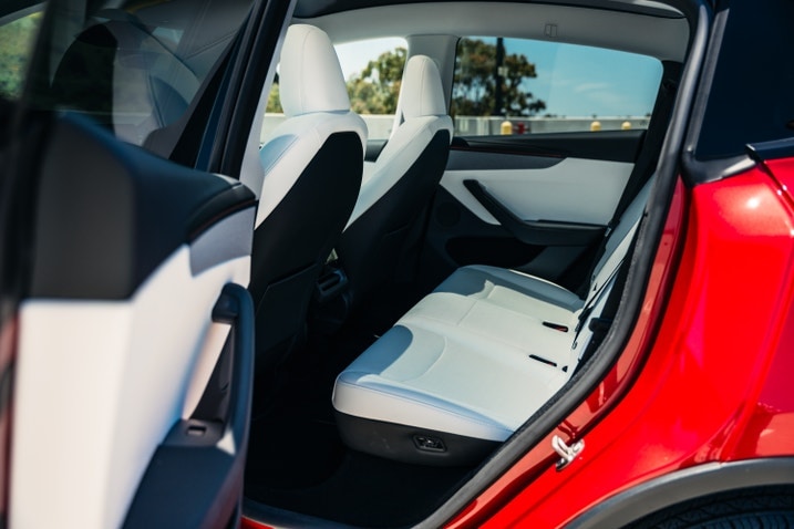 2026 Tesla Model Y back seat