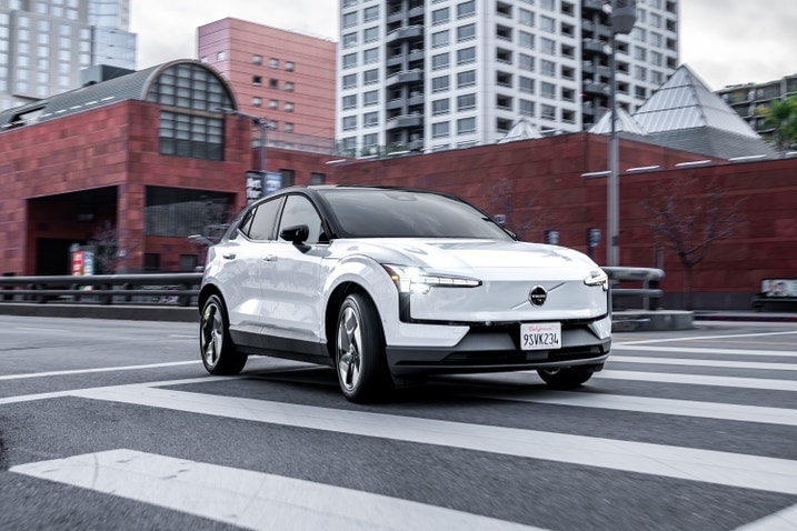 2025 Volvo EX30 driving