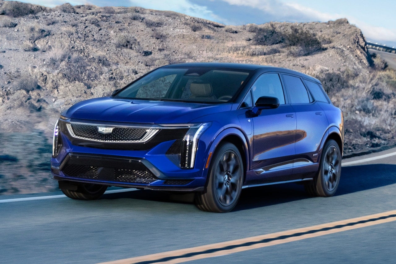 2026 Cadillac Optiq V front action