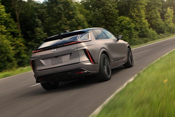2026 Cadillac Lyriq-V driving