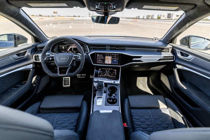 The 2025 Audi RS6's dash