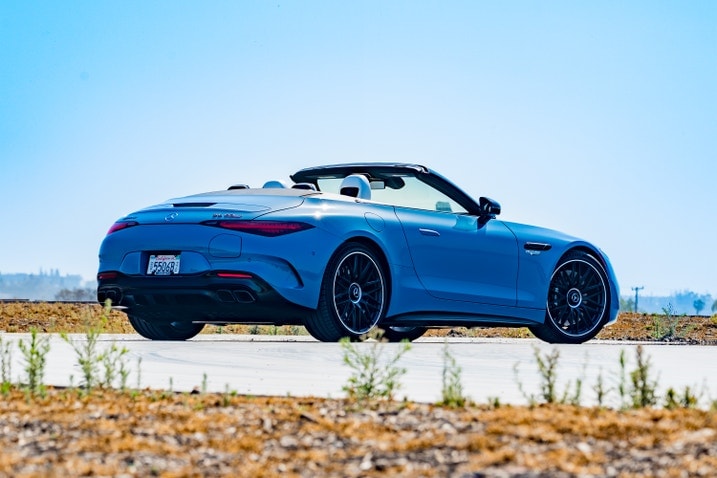2025 Mercedes-AMG SL 63 S E Performance rear 3/4
