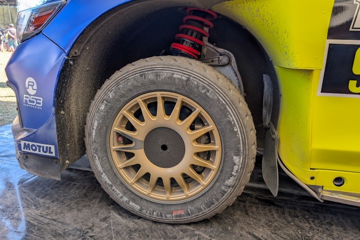 Subaru WRX ARA25 Open 4WD Rally Car wheel