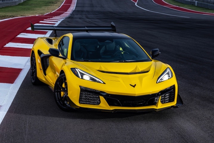 2025 Chevy Corvette ZR1 driving