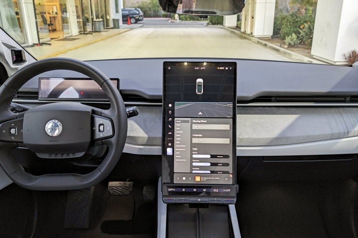 2023 Fisker Ocean interior