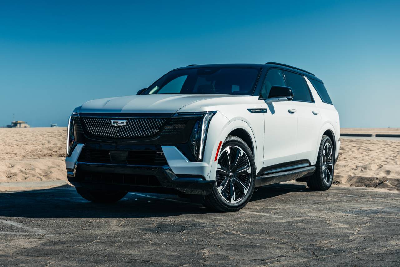 2026 Cadillac Escalade IQL front three-quarter