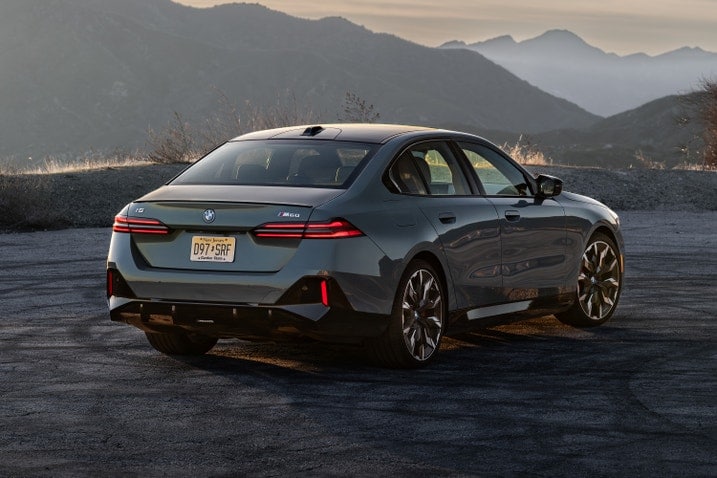 2025 BMW i5 M60 rear 3/4