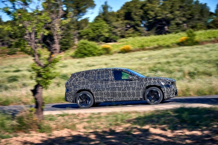 2026 BMW iX3 Prototype driving