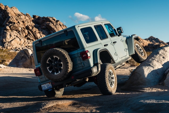 2025 Jeep Wrangler Rubicon 4xe rear