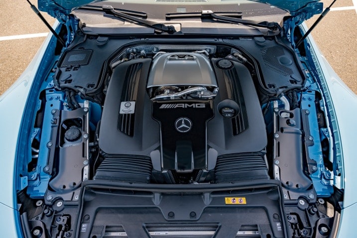 2025 Mercedes-AMG SL 63 S E Performance engine