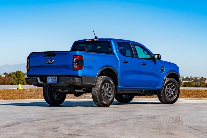 2024 Ford Ranger rear 3/4