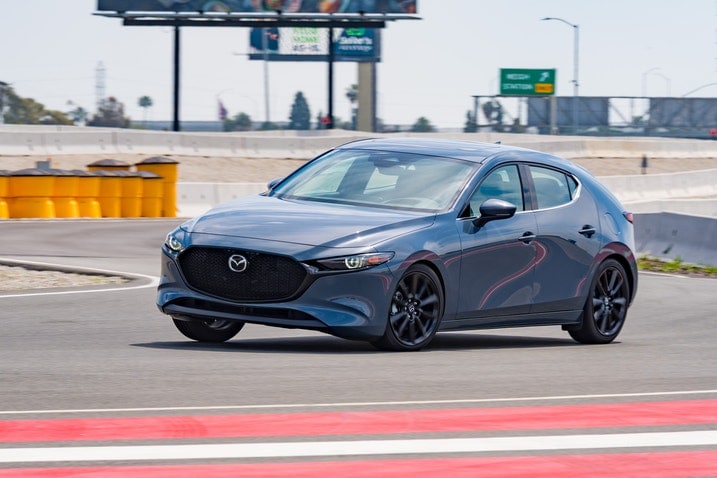 2025 Mazda3 Hatchback driving