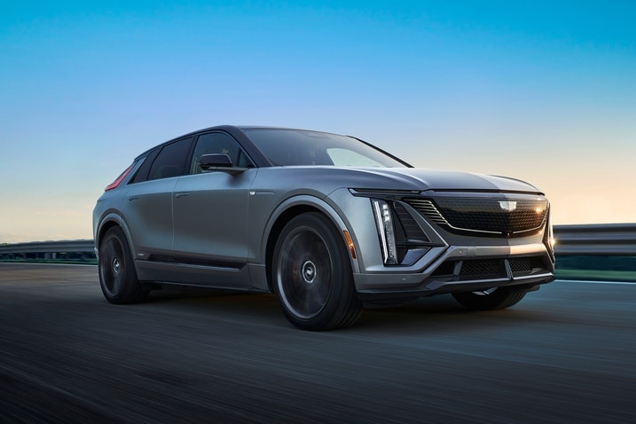 2026 Cadillac Lyriq-V driving