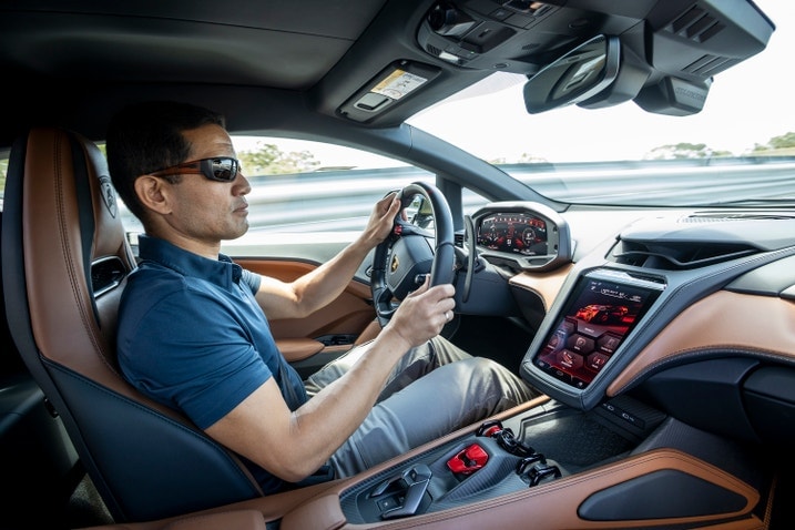 2026 Lamborghini Temerario driving