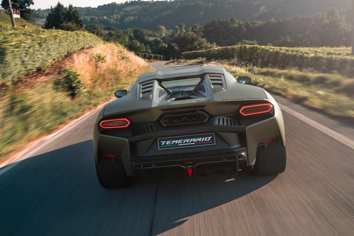 2026 Lamborghini Temerario driving