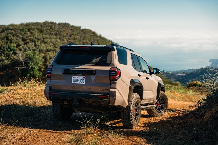 2025 Toyota 4Runner TRD Pro Exterior Rear 3/4 Off-Road