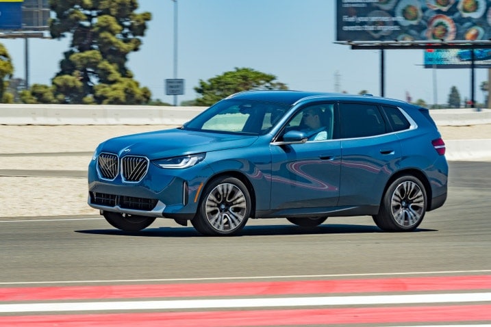2025 BMW X3 driving