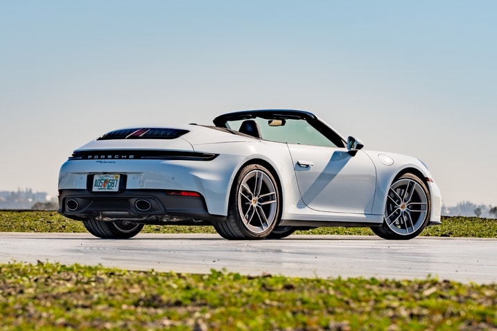 2025 Porsche 911 Carrera Cabriolet rear 3/4