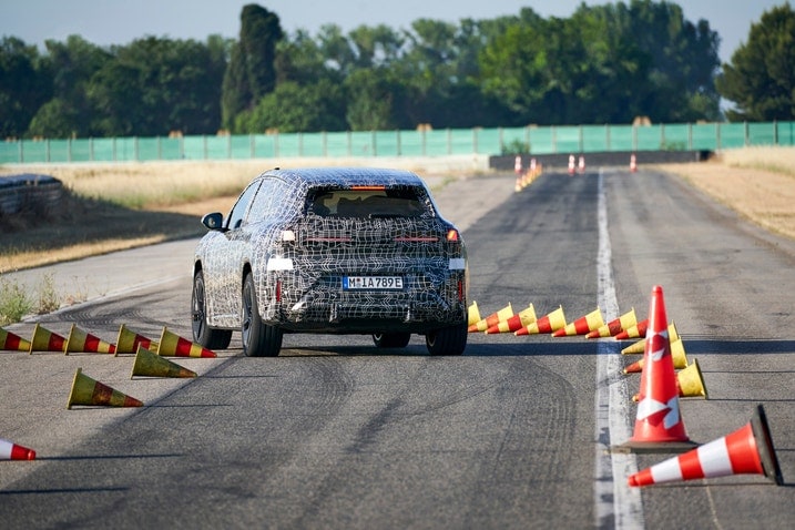 2026 BMW iX3 Prototype driving