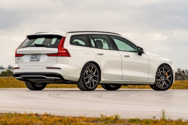 2025 Volvo V60 T8 Polestar Engineered rear 3/4