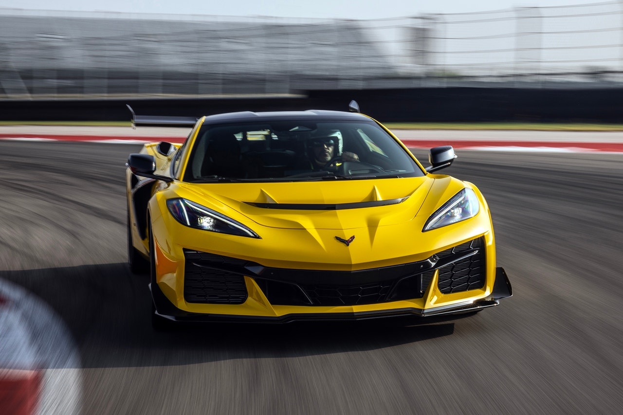 2025 Chevy Corvette ZR1 driving
