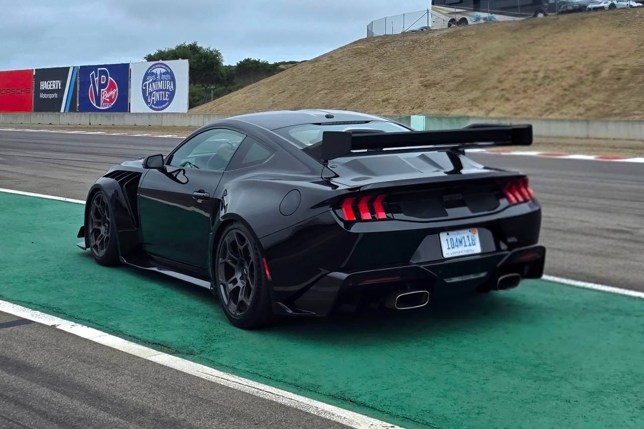 Ford Mustang GTD at Laguna Seca
