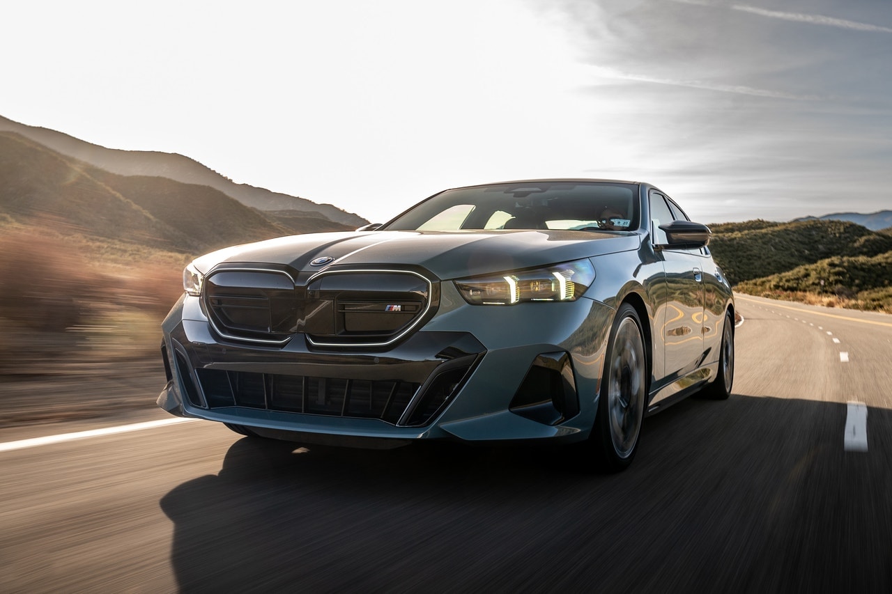 2025 BMW i5 M60 driving