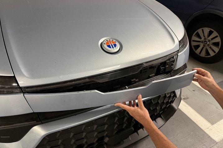Fisker Ocean front panel