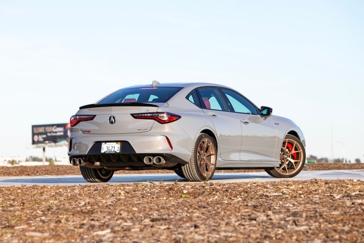 2024 Acura TLX rear 3/4