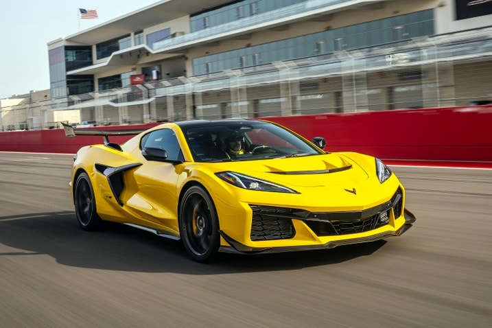 2025 Chevy Corvette ZR1 driving