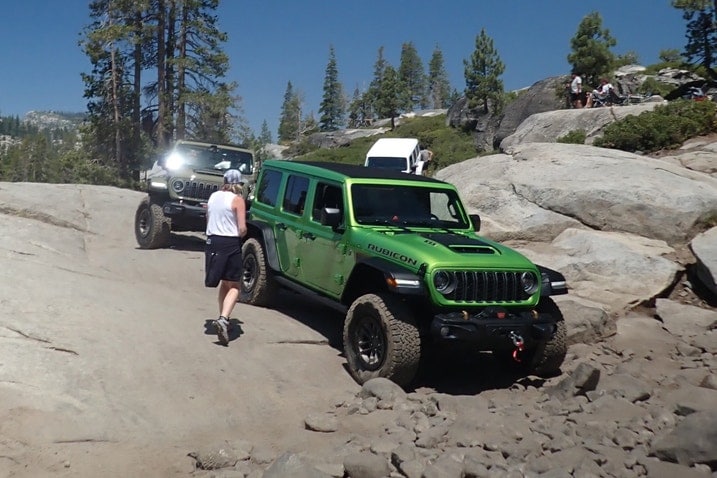 2025 Jeep Wrangler on the Rubicon Trail